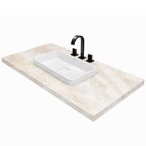 Bancada Reta Para Cuba De Sobrepor 70x40x10 Para Banheiro cor:branco Bancada Reta Para Cuba De Sobrepor 70x40x10 Para Banheiro cor:branco
