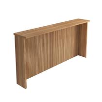 Bancada Ripada Ilha 100% MDF Nature 200 cm Bancada Ripada Ilha 100% MDF Nature 200 cm