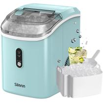 Bancada Silonn Nugget Ice Maker com verde autolimpante Bancada Silonn Nugget Ice Maker com verde autolimpante