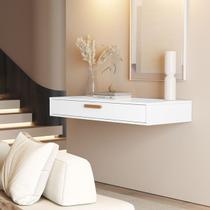 Bancada Suspensa Aparador Rack Penteadeira Salinas Cor Branco - MJM Casa dos Móveis