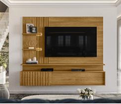Bancada Suspensa com Prateleiras Atena para Tv's de até 65 Polegadas - Cumaru Madetec
