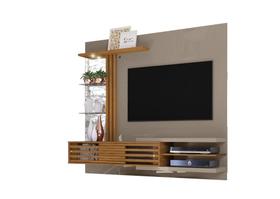 Bancada Suspensa Frizz Supreme Para TV até 55 Polegadas Fendi / Naturale - Madetec