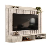 Bancada Suspensa Ímola TVs Até 75” Calacata Off White 290136 Madetec