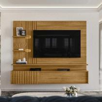 Bancada Suspensa Mesaque MDP Pintura UV até 65 Cumaru G97 - Gran Belo Bancada Suspensa Mesaque MDP Pintura UV até 65 Cumaru G97 - Gran Belo