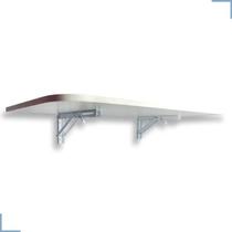 Bancada Suspensa para Cozinha MDF Mesa Dobrável Retrátil 80cm x 30cm Lavanderia