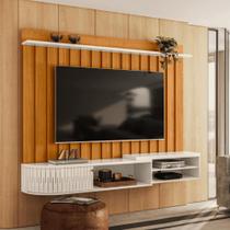 Bancada Suspensa para Sala de Estar Cinamomo/Off-White