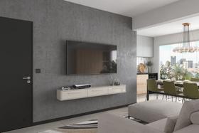 Bancada Suspensa Para Sala Tv Bali 1,80 Lukaliam