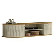 Bancada Suspensa Tv 60 Pol 2P 136 cm Modena Cumaru Opala MADETEC