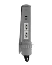 Bancada Torre Tomada Embutir Retrátil Multiplug Totem 2 tomadas + 2 usb