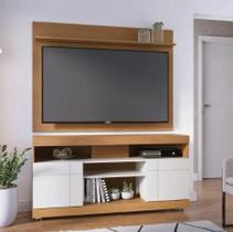 Bancada Yara E Painel Maia Para Tv De Até 55 Polegadas Freijo Off White