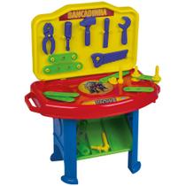 Bancadinha De Ferramentas Mesa Infantil Oficina De Brinquedo - Super Toys