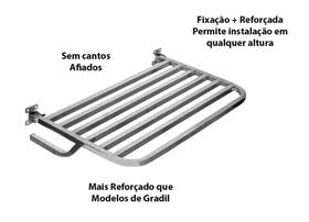 Banco Articulado para Banho Inox Polido 45x70cm NBR9050 Proflux