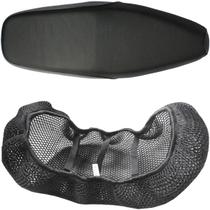 Banco assento completo Shineray XY50Q Phoenix Gold Jonny Hype50 Bull KRC50 com capa térmica