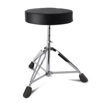 Banco, Assento p/ Bateria, Couro, Acolchoado, Ajustável, Acabamento: Cromado - Aj Som Acessórios Musicais Banco, Assento p/ Bateria, Couro, Acolchoado, Ajustável, Acabamento: Cromado - Aj Som Acessórios Musicais