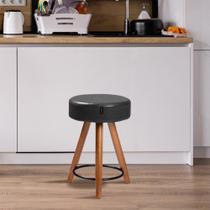 Banco Banqueta Aço Tokyo Preto