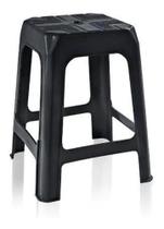 Banco Banqueta Banquinho Plastico Preto - Arqplast Banco Banqueta Banquinho Plastico Preto - Arqplast