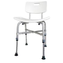 Banco Banqueta Com Encosto Cadeira Para Banho Idoso Bariátrica 220kg Ajustavél Geriátrica Banheiro Higiênica Cadeiro Chuveiro