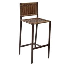 Banco Banqueta de Bar Balcão Bancada Cozinha Alumínio Junco