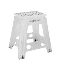 Banco Banqueta Dobrável Antiderrapante Transparente 45CM