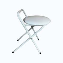 Banco Banqueta Estofada Articulável Dobrável Portátil 47cm Banco Banqueta Estofada Articulável Dobrável Portátil 47cm