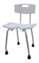 Banco Banqueta Para Banho Idoso Com Encosto - até 170kg