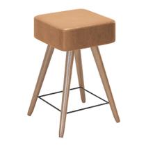 Banco Banqueta Rio Baixa 50cm material sintético - Salaone