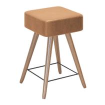 Banco Banqueta Rio Baixa 50cm material sintético - Salaone