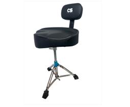 Banco bateria custom sound csdb 03 c/ encosto assento selim Banco bateria custom sound csdb 03 c/ encosto assento selim