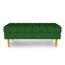 Banco Bau Jade 120cm Suede Verde - AM Interiores