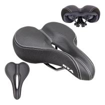 Banco Bicicleta Selim Vazado Gta Preto Bike Mtb Confortável Carrinho Plus Size Grande Gordo