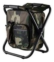 Banco Cadeira Mochila De Pesca Camping Dobrável Semi-térmica Banco Cadeira Mochila De Pesca Camping Dobrável Semi-térmica