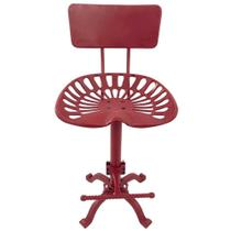 Banco Carolina Chair & Table August Vermelho com Assento Ajustável