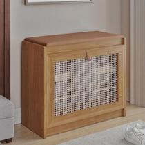 Banco com Acento Almofadado Sandu Marrom Banco com Acento Almofadado Sandu Marrom