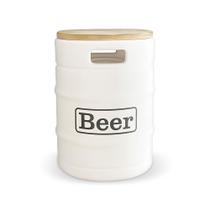 Banco com Luminária Beer Barrel White Banco com Luminária Beer Barrel White