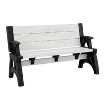 Banco Convert-a-Bench Dobrável Resistente às Intempéries para Área Externa