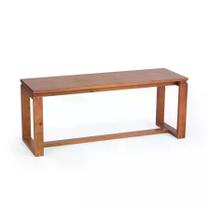Banco Craft 120cm em Madeira Maciça - Garapa Banco Craft 120cm em Madeira Maciça - Garapa