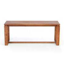 Banco Craft 140cm em Madeira Maciça - Garapa Banco Craft 140cm em Madeira Maciça - Garapa