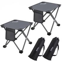 Banco de acampamento Roptat, pacote com 2 unidades, dobrável, compacto, leve, 33 cm Banco de acampamento Roptat, pacote com 2 unidades, dobrável, compacto, leve, 33 cm