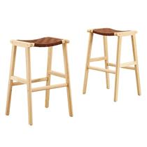Banco de bar Modway Saoirse, material sintético, conjunto de 2