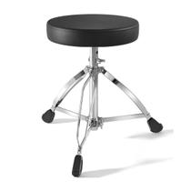 Banco de Bateria Voik B930 Metal Cromado Pernas Duplas Pés Reforçados Regulagem de Altura Redondo Até 100kg Cor Preto Banco de Bateria Voik B930 Metal Cromado Pernas Duplas Pés Reforçados Regulagem de Altura Redondo Até 100kg Cor Preto