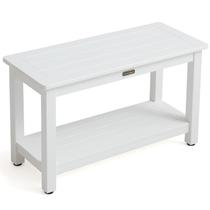 Banco de Chuveiro KaimuBench 76x33cm com Pés Ajustáveis e à Prova d'Água