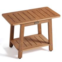 Banco de duche KaimuBench HDPS marrom impermeável