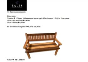Banco de encosto