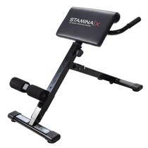 Banco de Hiperextensão Dobrável Stamina X 61x41x13cm Capacidade 113kg Banco de Hiperextensão Dobrável Stamina X 61x41x13cm Capacidade 113kg