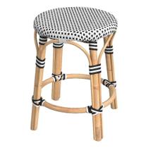 Banco de jantar Butler Specialty Company Tobias Rattan redondo de 18 cm