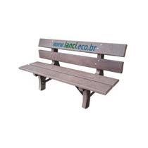 Banco de jardim com 1,5m marrom com 3 lugares e 4 tábuas / lc-01 Banco de jardim com 1,5m marrom com 3 lugares e 4 tábuas / lc-01