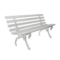 Banco de Jardim e Praça Tamanduá em Madeira Verniz Branco Banco de Jardim e Praça Tamanduá em Madeira Verniz Branco