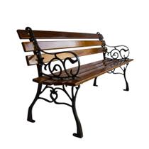 Banco de Jardim Francês 7 réguas madeira maciça (1,20m) Banco de Jardim Francês 7 réguas madeira maciça (1,20m)