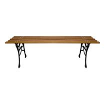 BANCO DE JARDIM FRANCÊS ESTILO PRAÇA SEM ENCOSTO 1,2m