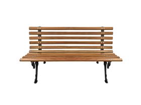 Banco de jardim tamanduá estilo praça 120cm - 10 réguas